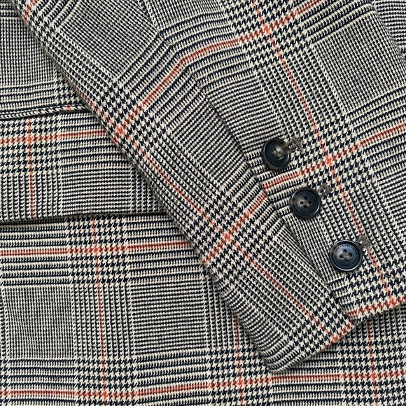PLAID SPORT COAT CHOCOLATE - Picture 2 of 6